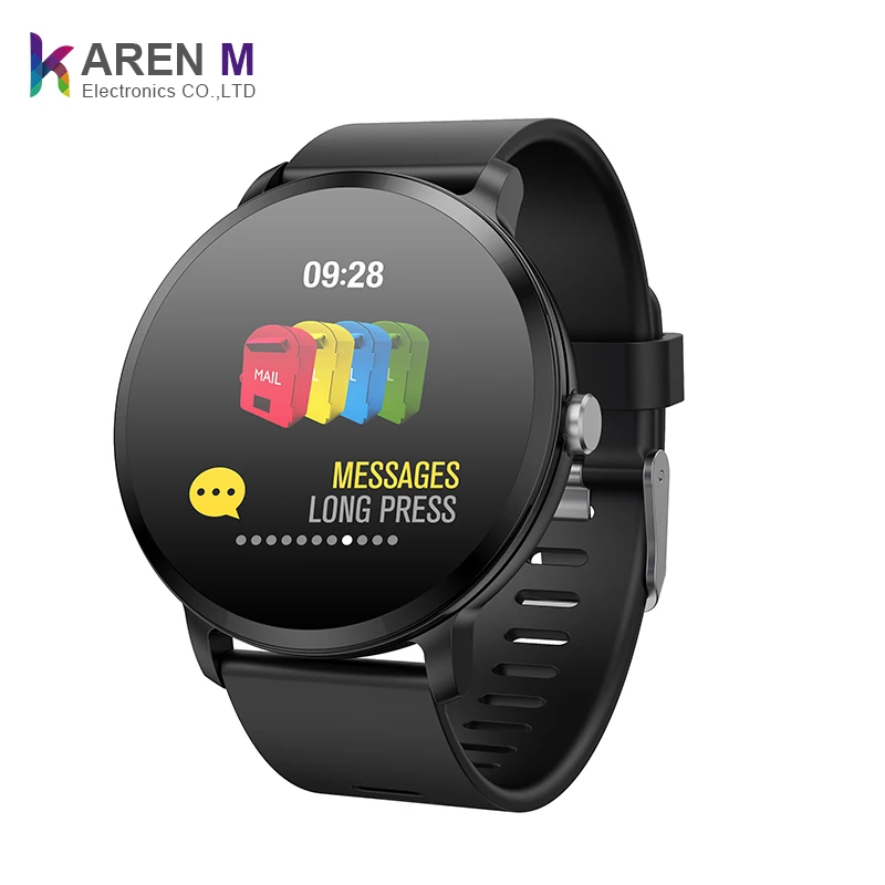 

Smart watch V11 with Da fit app Heart Rate Calorie Blood Pressure IP67 Waterproof smart bracelet for Android IOS