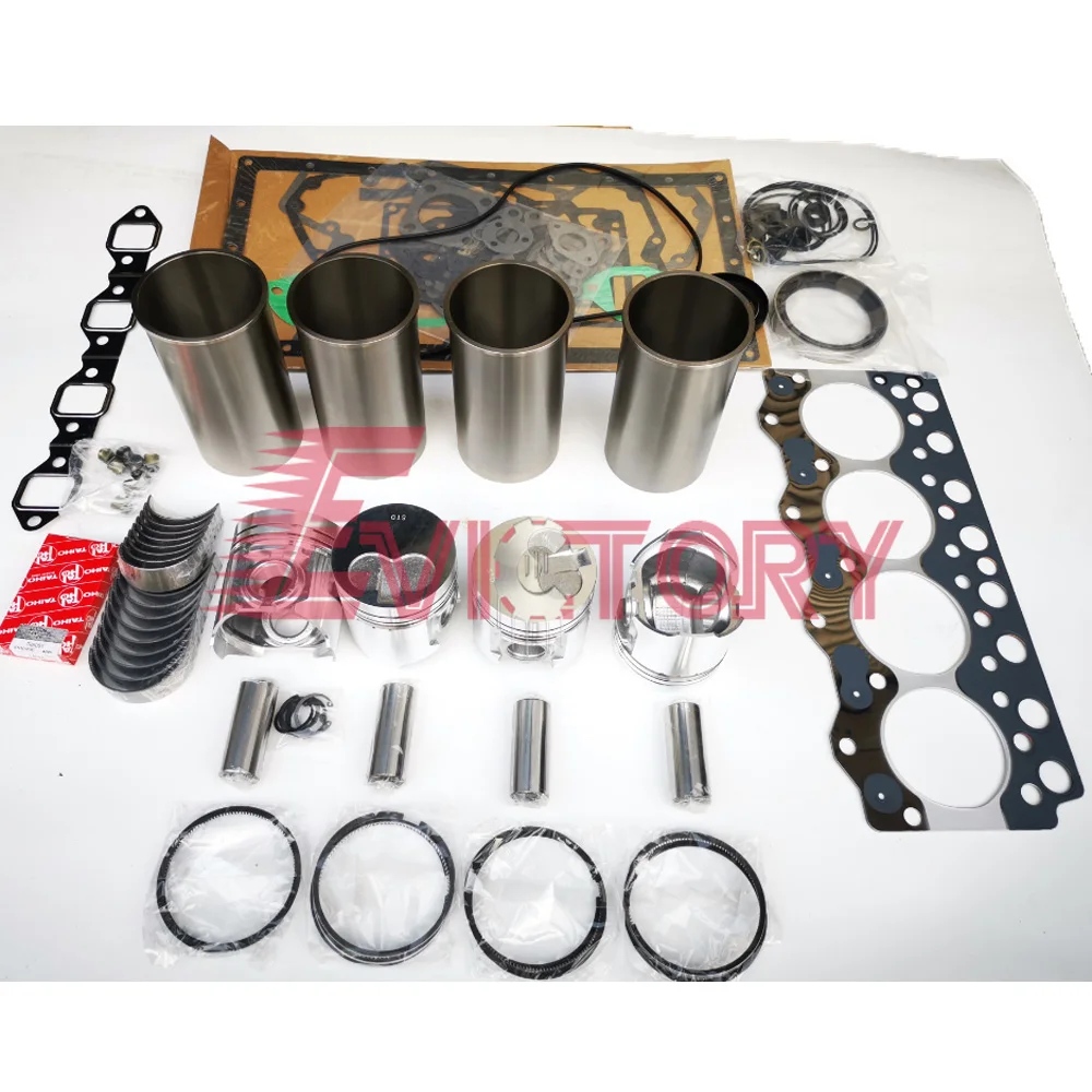 

For Komatsu 4D95S 4D95L 4D95LE rebuild kit + oil water pump piston ring liner gasket bearing