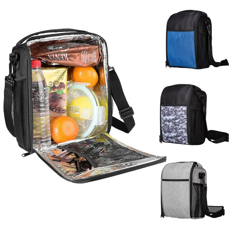 

Casual simple and portable men's portable aluminum film insulation bag