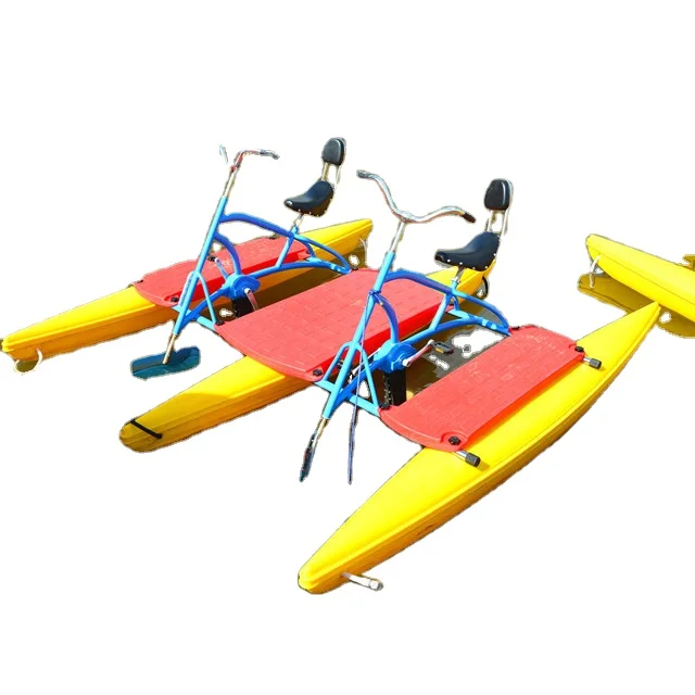 

2020 New Design Water Bike Floating Water Bike/pedal boat For Sale, Customized