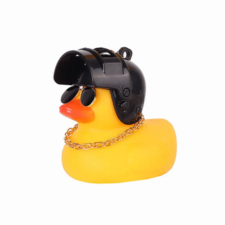 

little yellow duck bicycle accessories motorcycle bell children's toys bamboo duck can scream light bamboo ducklings