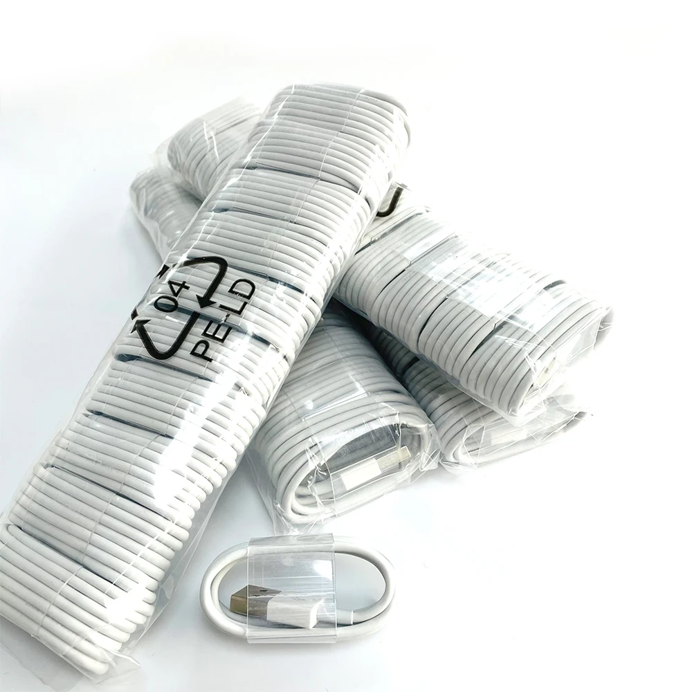 

USB For iPhone Data Cable 8 7 6 X XS data cable for Lightning charging cable, White