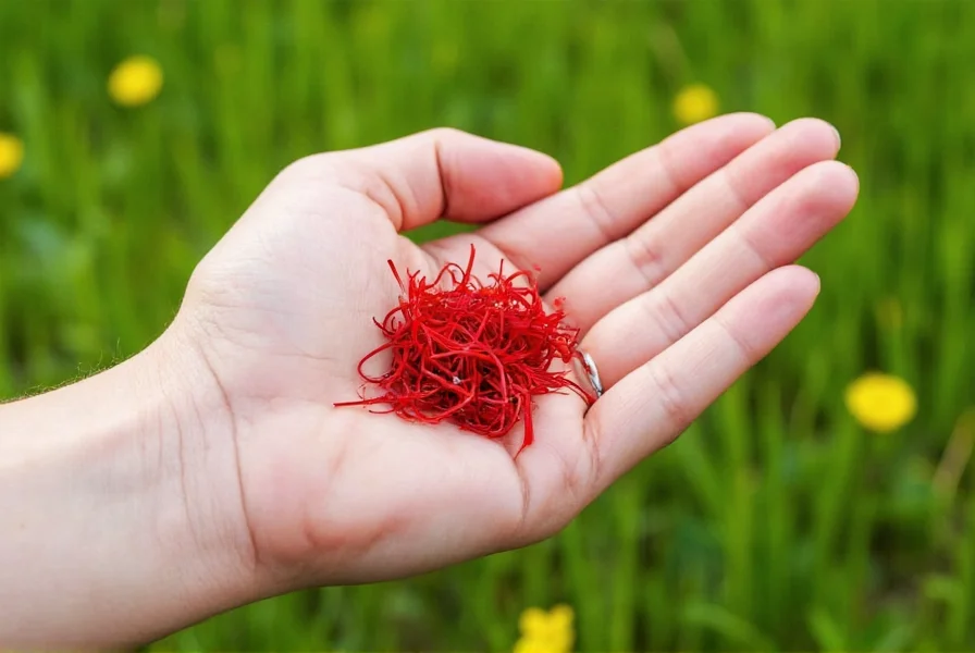 Close-up view of saffron crocus bulbs showing proper size and condition for planting