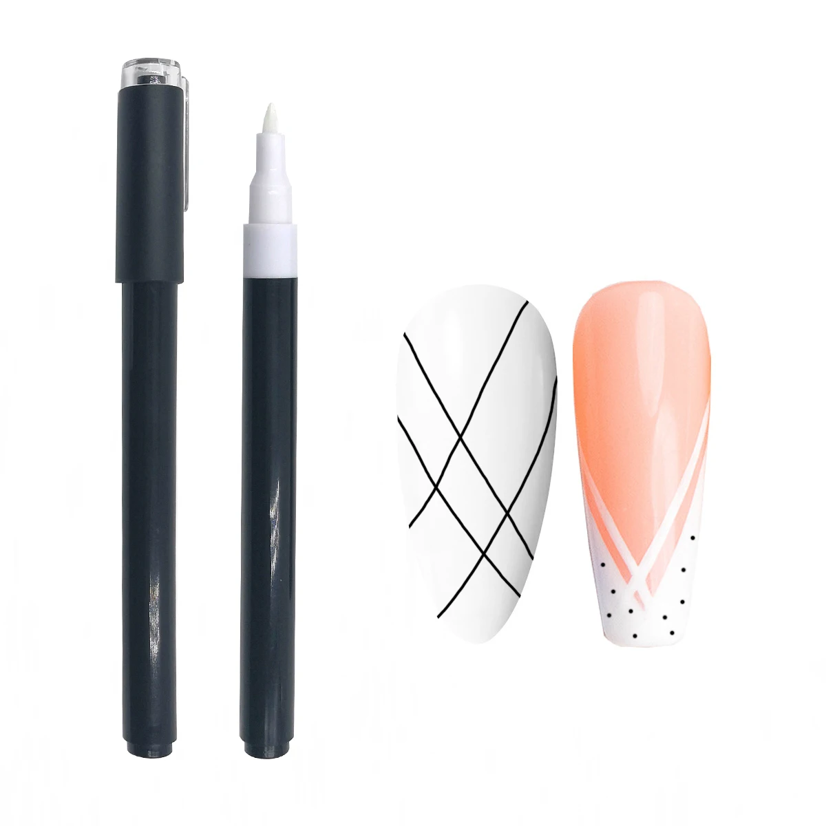 

Nail Art Pen Gel Liquid Salon Liner Gel Painting Pen Nail Art Paint pens for Graffiti, 12 colors