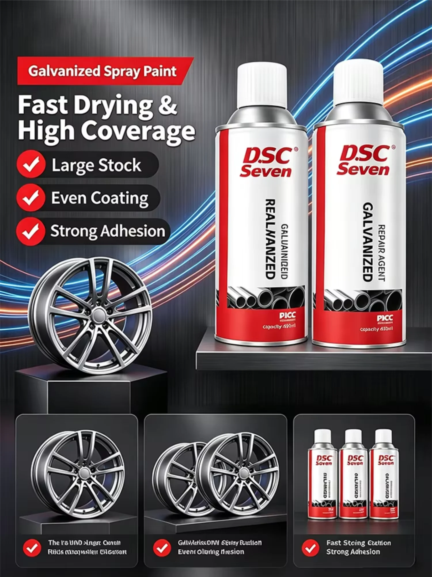 ZINC Galvanized Coating Anti-corrosion&Anti-rust Protective Metal Aerosol Spray Paint Cold Galvanizing Spray Paint ZINC Galvanized Coating Anti-corrosion&Anti-rust Protective Metal Aerosol Spray Paint Cold Galvanizing Spray Paint