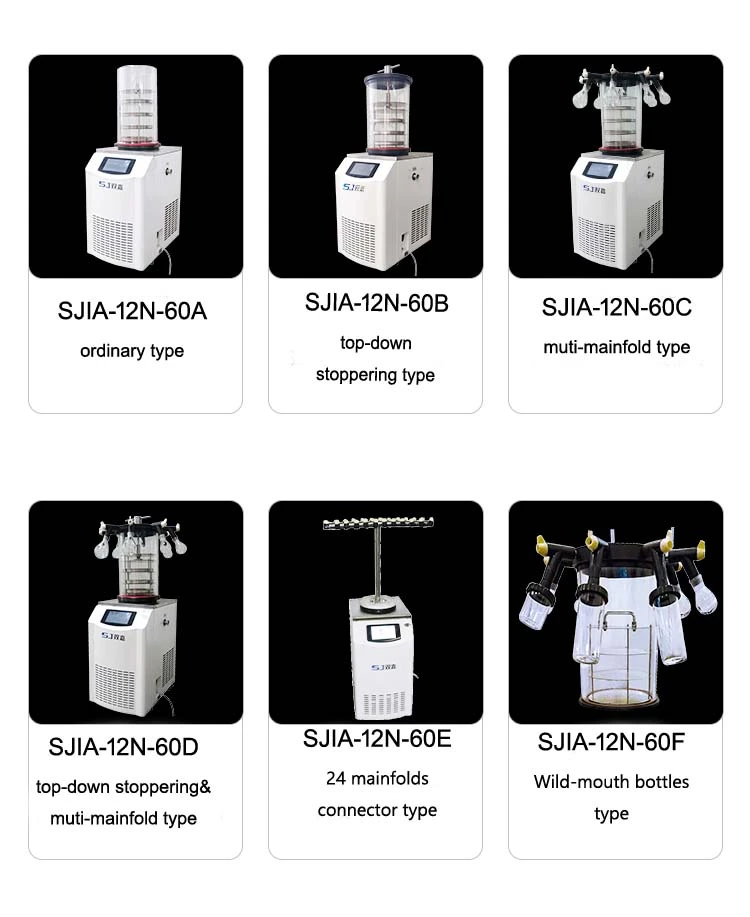 
SJIA-12N Lab Scale Lyophilizers/ rotary vacuum dryer Price 