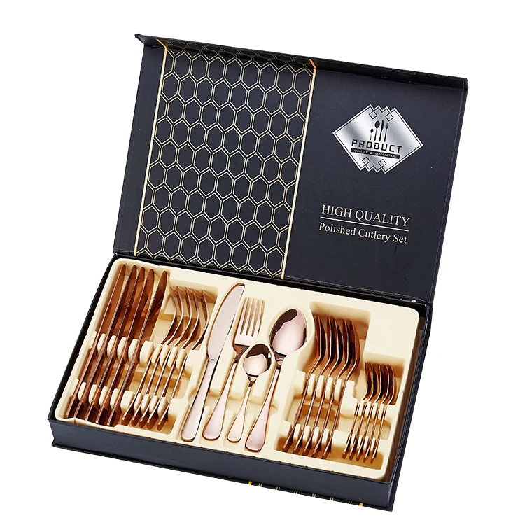 Food Grade High Quality Pvd Coating Color Stainless Steel Flatware Set Details Rose Gold Cutlery Buy Rose Gold Cutlery Steel Tea Strainer Banquet Spoon Set Unique Cutipol Flatware Colored Tray For Kids
