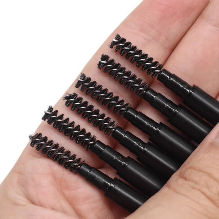 Oem New 6 Colors  Black Tube Custom Logo Cruelty Free Vegan Slim Waterproof Private Label Eye Brow Eyebrow Pencil With Brush