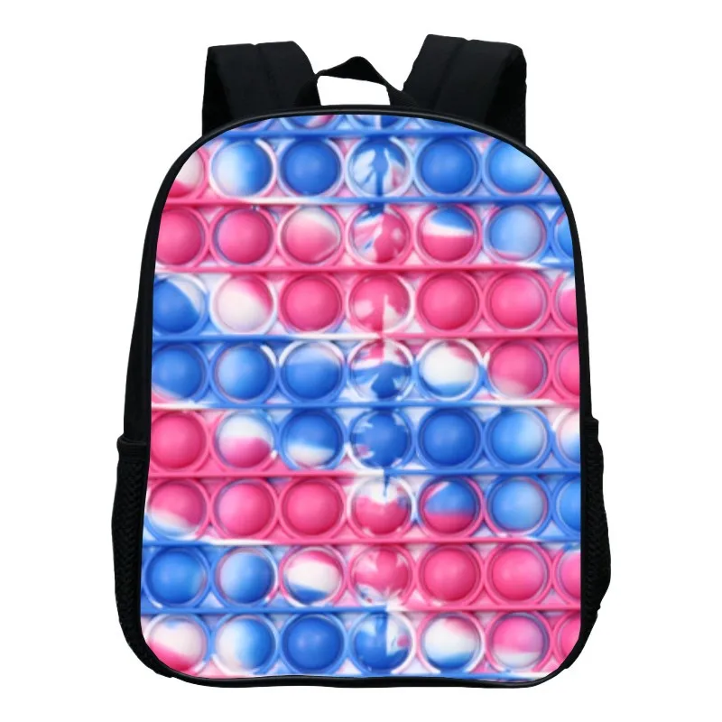

Push Bubble Fidget Sensory Toy Kids School Bags Waterproof Children Backpack School Bags Girls Boys