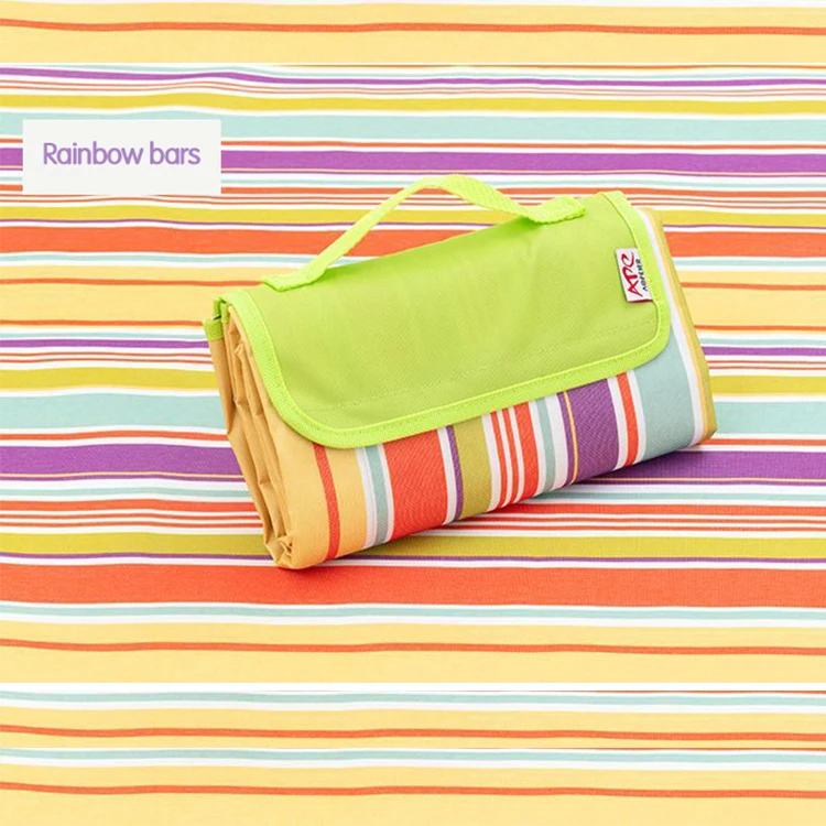 

Oxford Good Quality Easy Carry Family Outdoor Waterproof Nordic Foldable Beach Picnic Mat