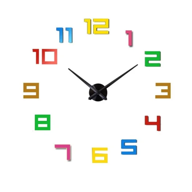 

Cheap Custom Creative Big Decoration Color Creative Modern Wall Clocks