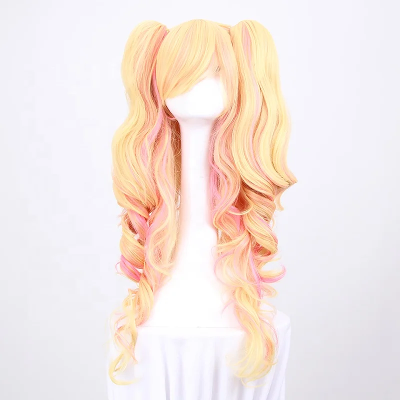 

Wig Harajuku full head cover European and American wig fashion long color long curly hair cosplay anime