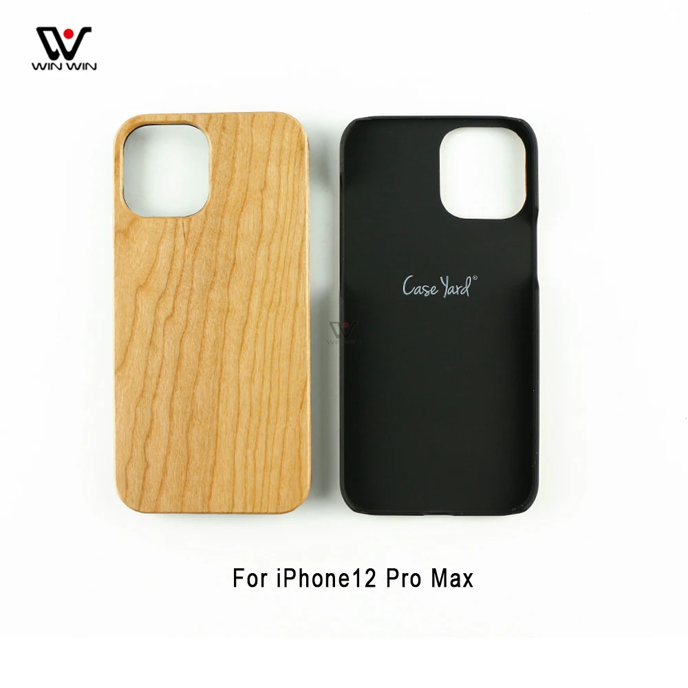 

Spot Wholesale low Moq Wood Phone Case For iPhone 12 Mini Pro Max Protective Cover, Cherry
