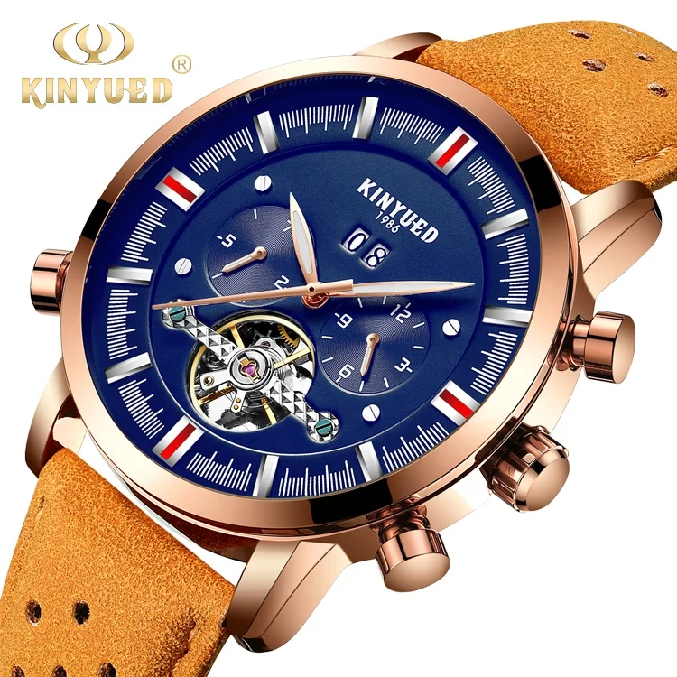 

KINYUED Classic Watches Men Luxury Brand new arrival Automatic Mechanical Wristwatches Relojes Top Fashion