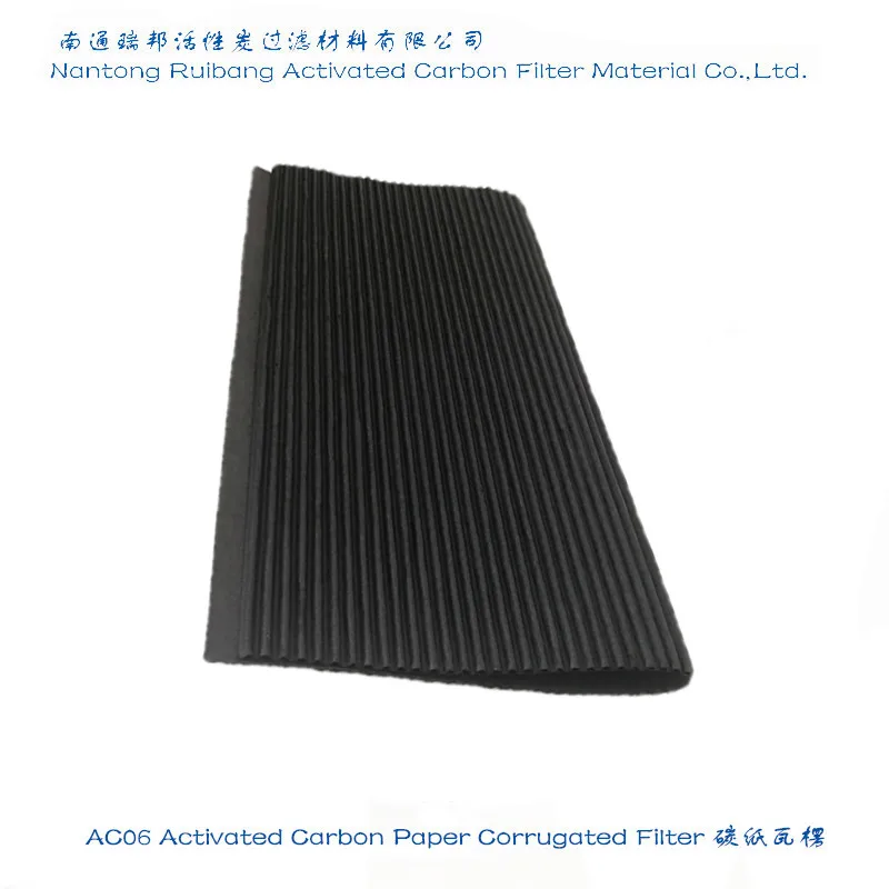 Professional Manufacturer Activated Carbon Filter Paper For Air 