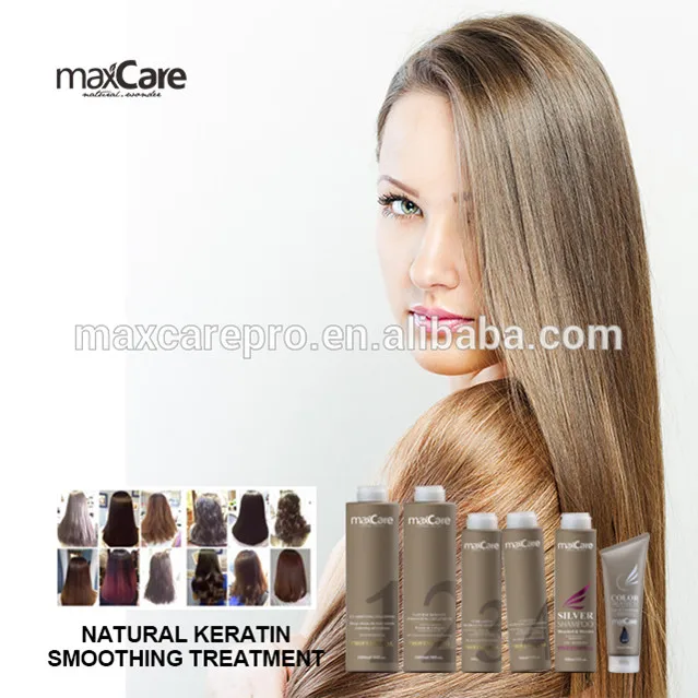 

Guangzhou maxcare keratin hair shampoo and conditionner champu max care brazilian keratin hair treatment 1000ml
