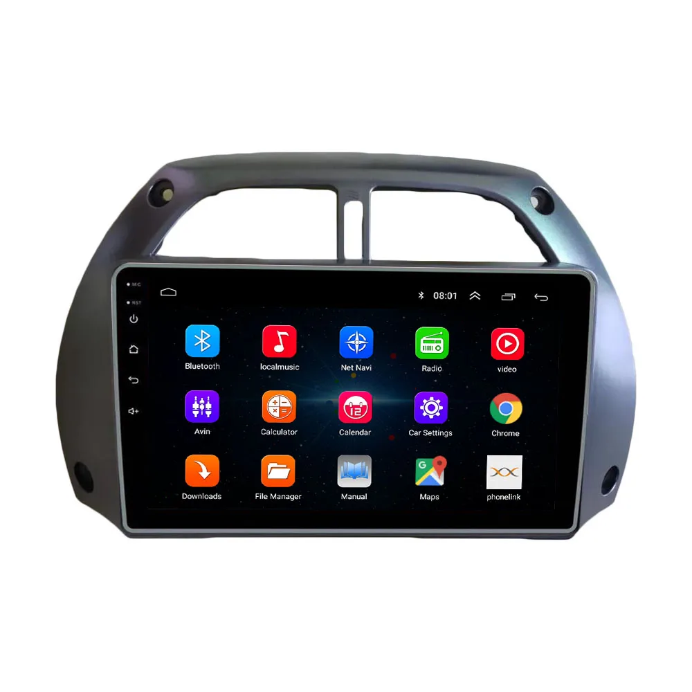 

For Toyota RAV4 2001-2016 Radio Headunit Device Double 2 Din Octa-Core Quad Android Car Stereo GPS Navigation Carplay