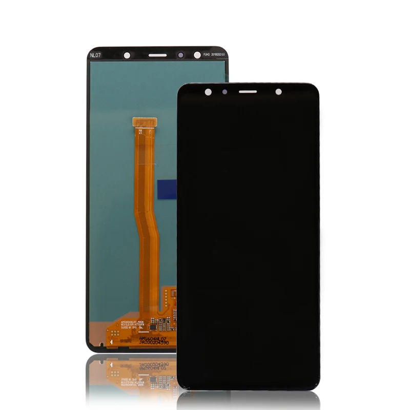 

High Quality For Samsung A750 LCD Display Touch Screen Digitizer Assembly Replace A7 2018 SM-A750F A750F LCD, Black