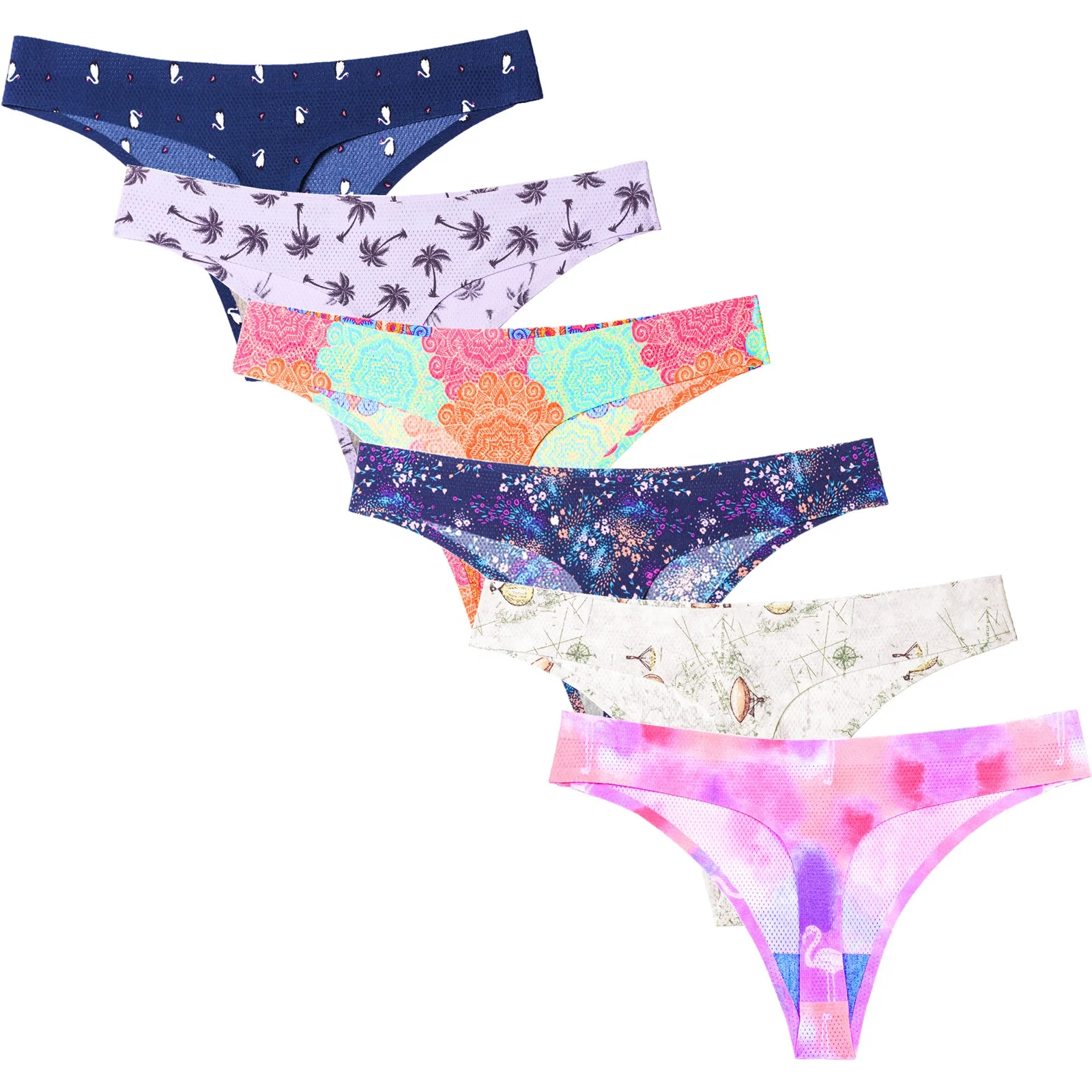 

Women's Seamless Underwear Soft Breathable Stretch Bikini Panties