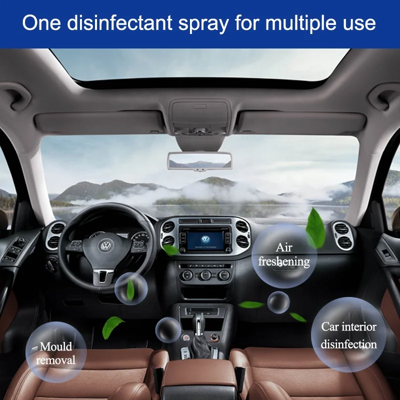 
JIAMOVER car disinfectant 300mL for vehicle interior disinfection with no irritation 