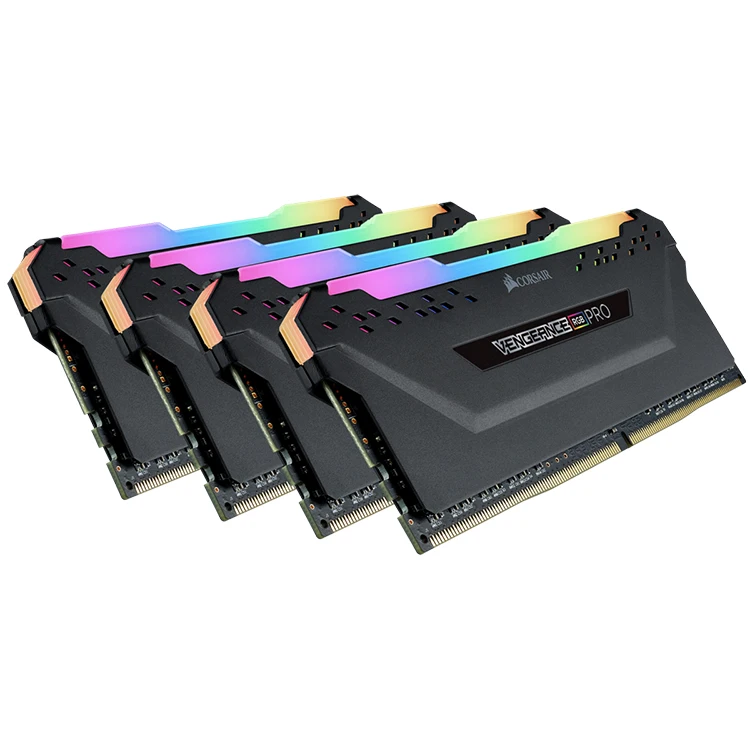 

VENGEANCE RGB PRO 64GB (4 x 16GB) DDR4 DRAM DDR4 3200MHz C16 Memory Kit -- Black