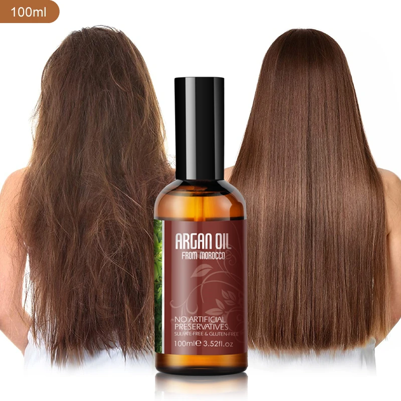 

Wholesale Price Argan Oil For Chemical Treated Hair Fix Split Ends With Organic Jojoba Kernel Oil Aloe Vera Collagen And Keratin