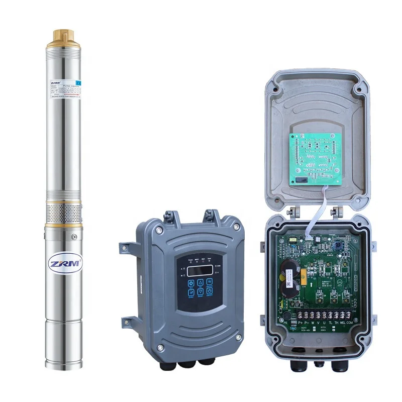 
Water Supply 3 Inch dc Solar 48V Submersible Deep Well Pump Borehole Pumps 