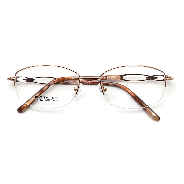 Wholesale Eyeglasses Retro Titanium Spectacles Frames,Ladies Eyeglasses