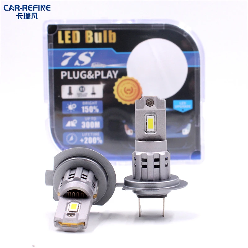 

7SP 50W Car Bulbs LED Headlights H4 LED H7 H11 LED Canbus 9005 9006 CSP Wireless fog lights Plug And Play Car LED Car Headlights