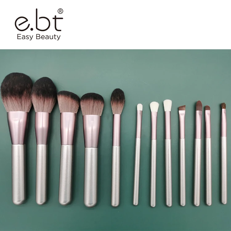 

TOP E.bt31#vegan Makeup Brush Set Light Purple Color Low Moq Makeup Brush Sets Synthetic Hair Lady's Beauty Makeup 20 Sets