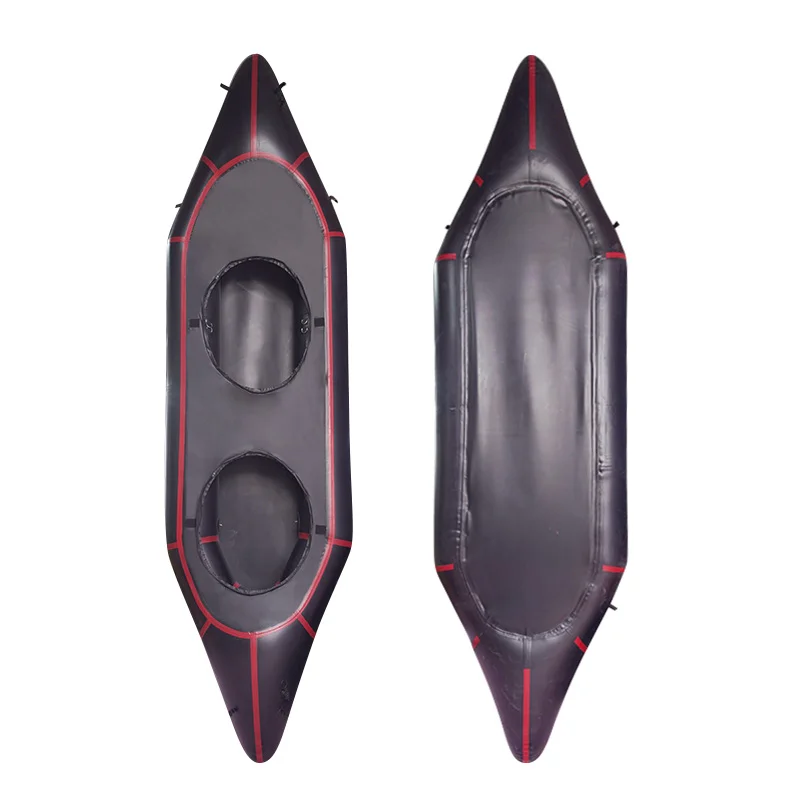 

Cheap Float Tube Kayak 2 Person Canoe Inflatable Packraft Manufactures Rowing Boats Price, Mint blue