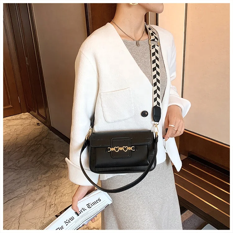 

Famous Luxury Brand Square Wide Strap lady fashion handbag For Female 2021, Customizable