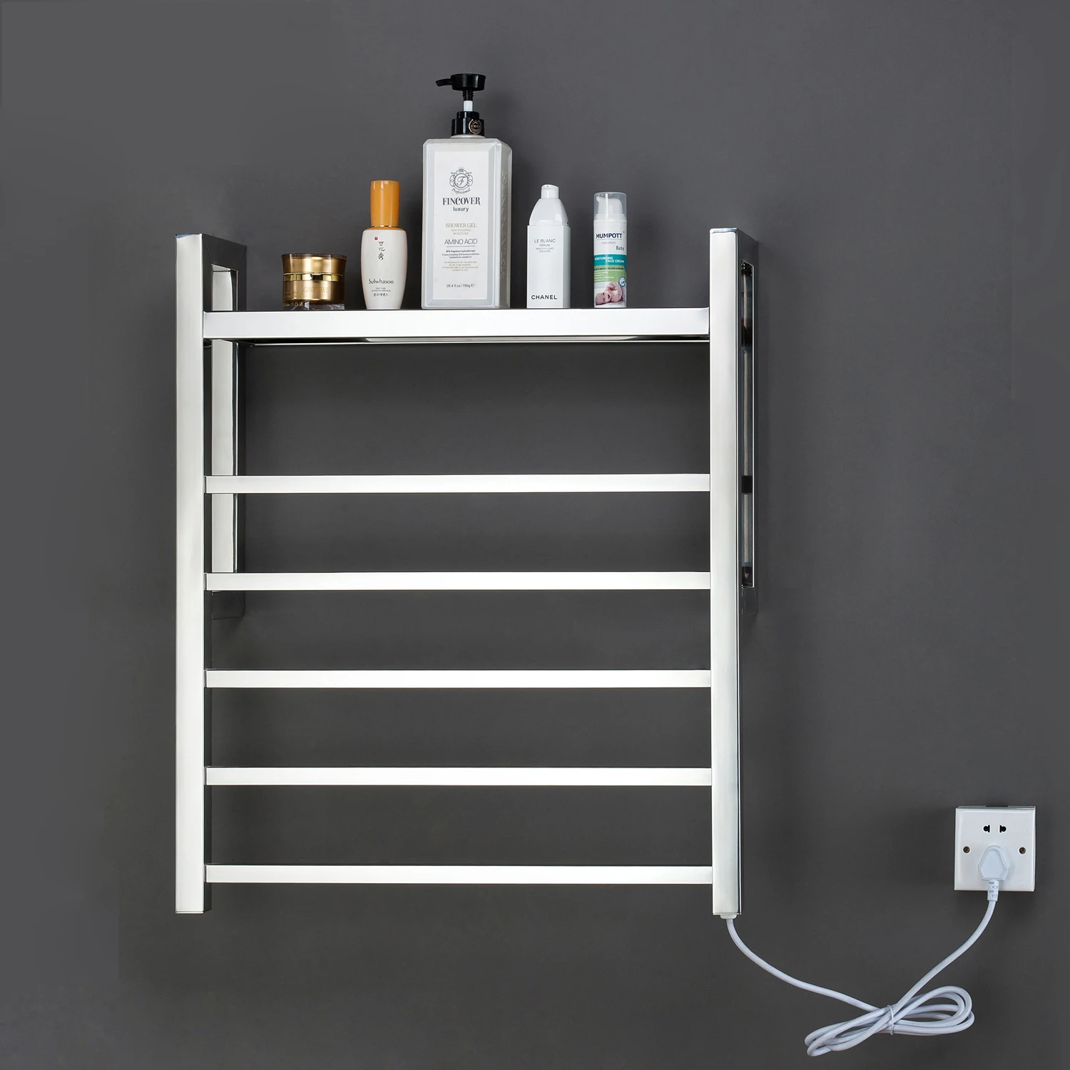Tarriou Stainless Steel Electric Heated Towel Rack With Shelf Buy