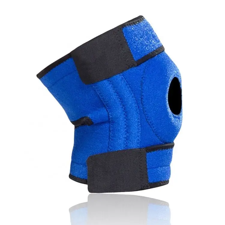 

Knee pad Brace Knee Support with silicone pad springs straps for Running, Gray/blue/skin/rose/red