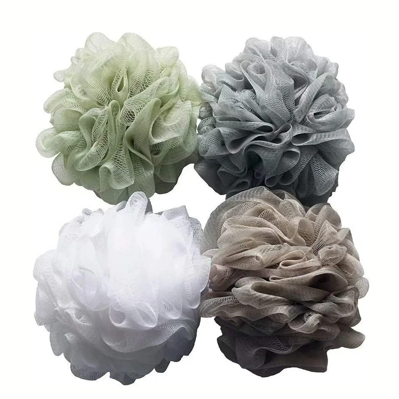 

Bath Bubble Ball Body Skin Cleaner Body Cleaning Tools Bathroom Accessories natural bath sponge, Green , yellow , purple , pink , red etc