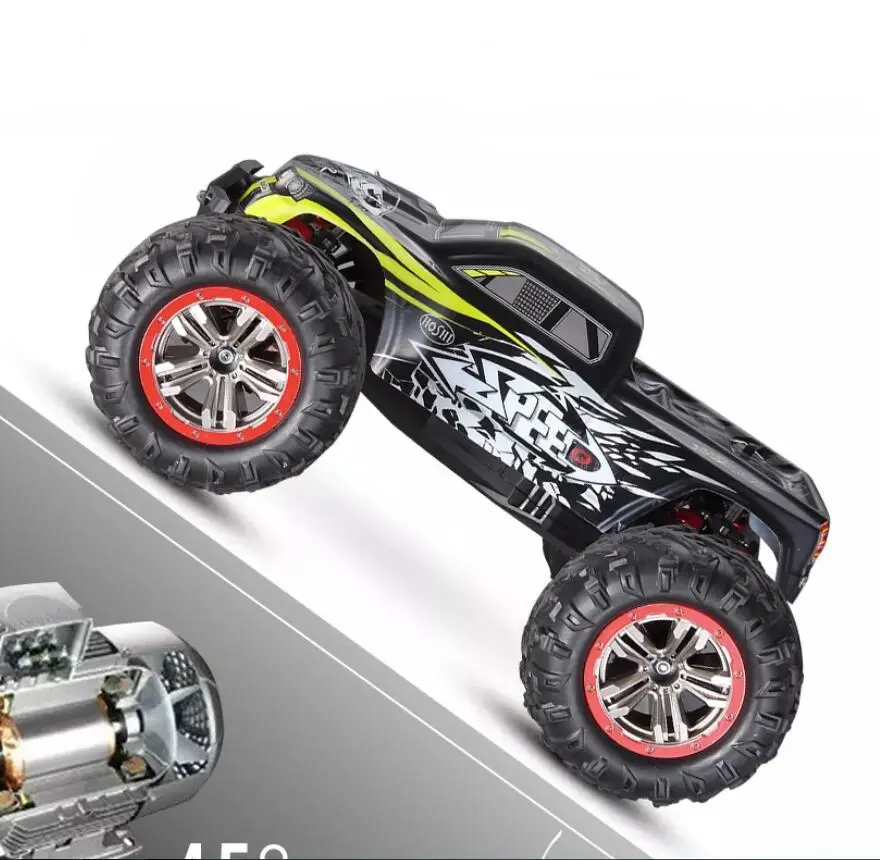 

HOSHI N516 High Speed RC Car 1/10 1:10 Scale RC Auto Monster Truck 4WD 46KM/H Off Road Vehicle Racing Car Toys VS 9125, Blue/green