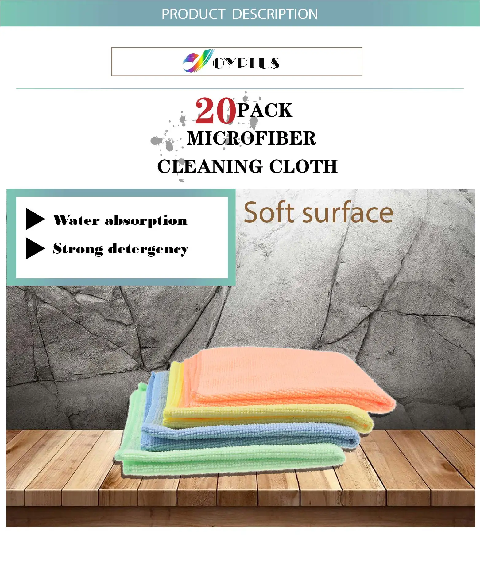 Wholesale Multi Color Washing Cleaning Cloth Household Clean Tool