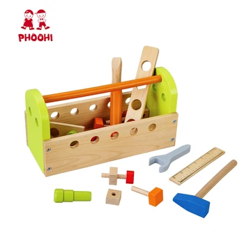 wooden tool kit toy