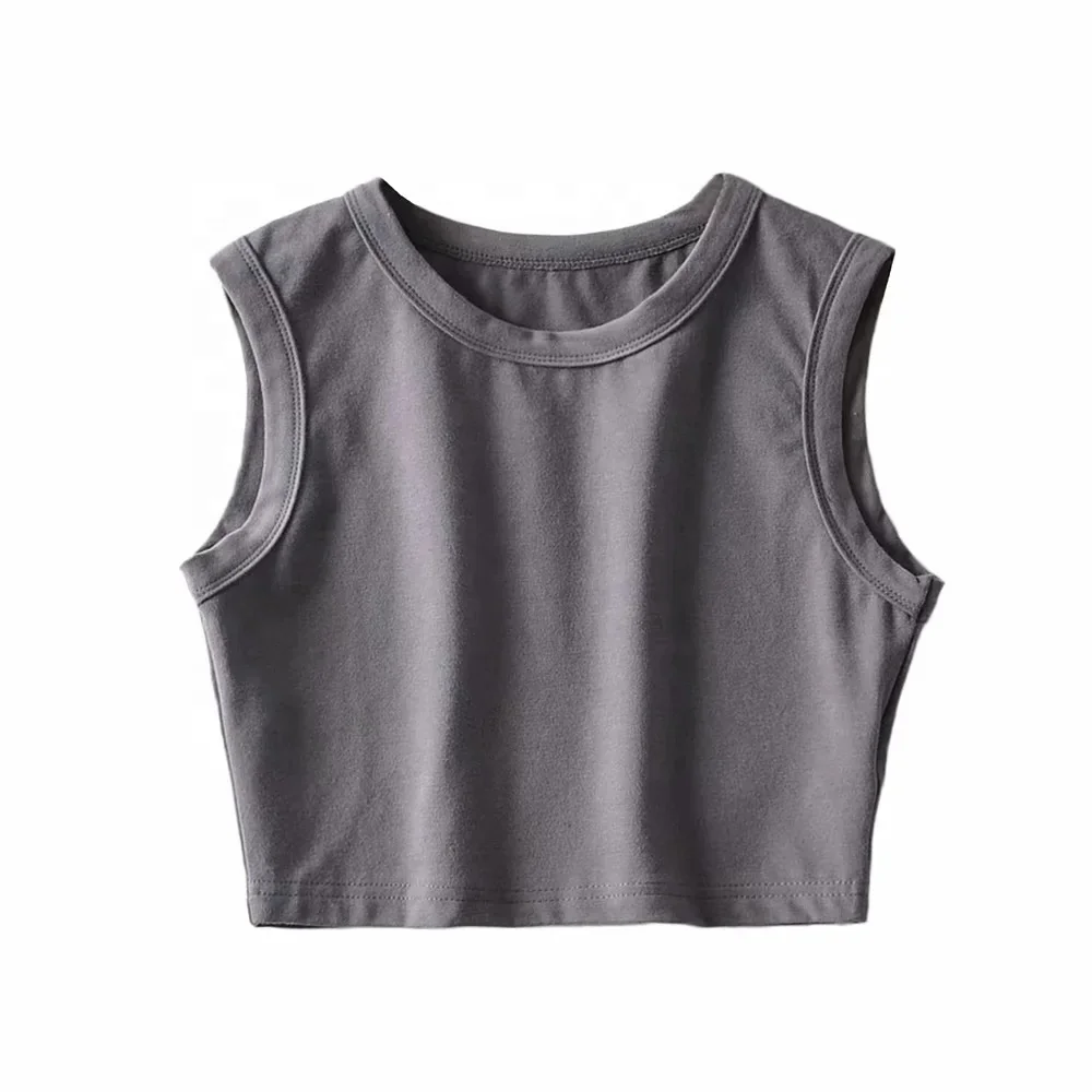 

Wholesale Gym Vest Custom Yoga Singlet Women Workout Ribbed crop Tank Top