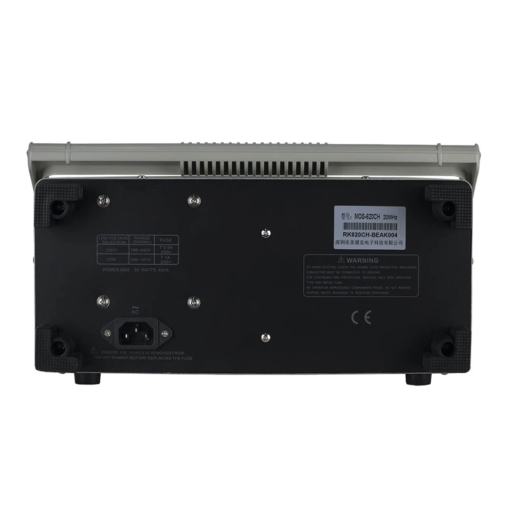 Mos620ch 20mhz Analog Oscilloscope Dual Channel Oscilloscope 0.2us0