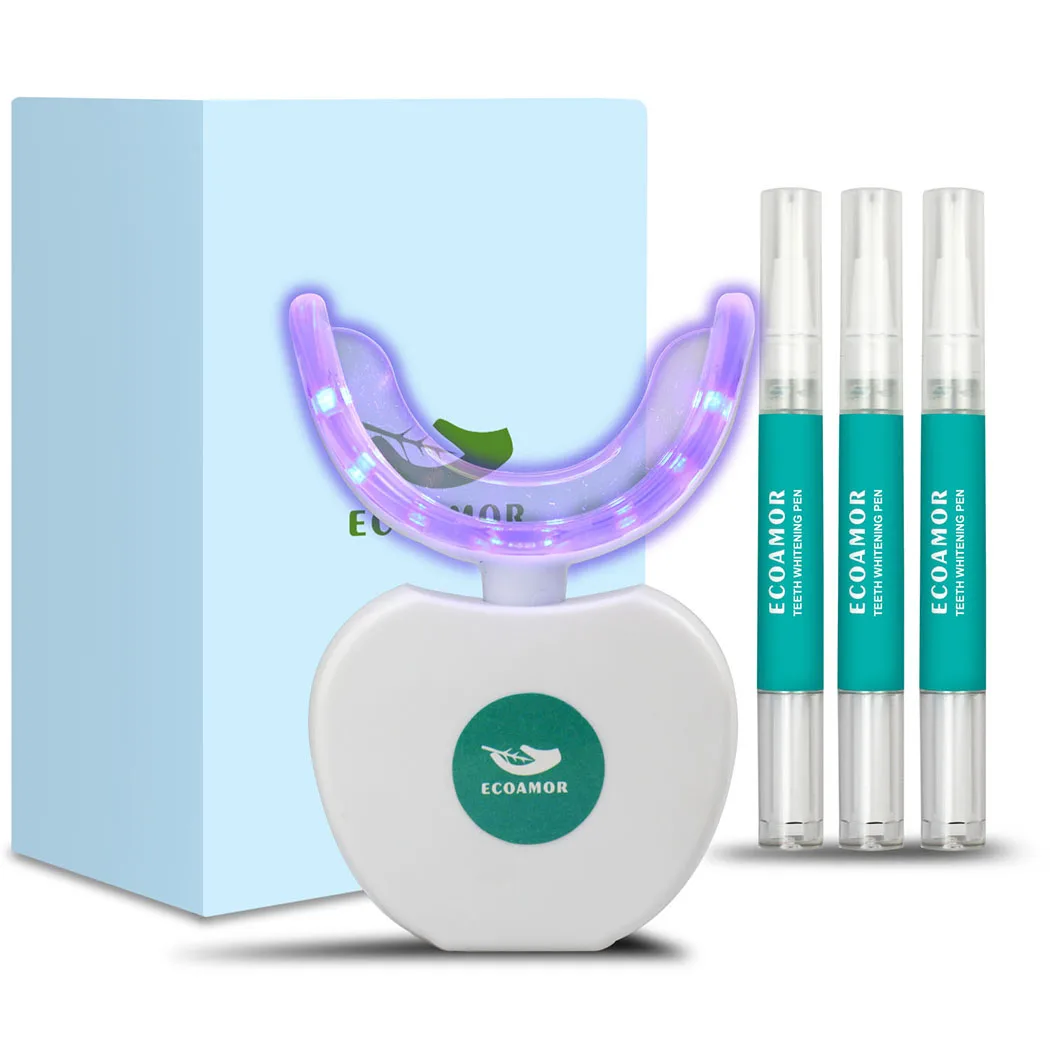 

Ecoamor Teeth Whitening Gel Kit Home Teeth Whitening Wireless Rechargeable Kit In Teeth Whitening, White