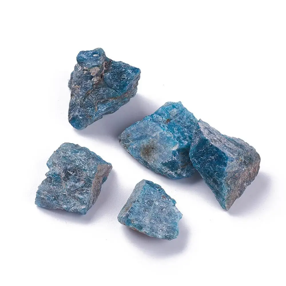 

PandaHall Nuggets No Hole Natural Apatite Rough Beads