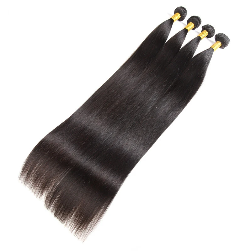 

Wholesale Peruvian Straight 4 Bundles Deal for Black Women 100% Unprocessed Virgin Hair Straight bundles 9A Straight hair