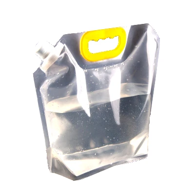 

5l Food grade stand up milk spout pouch plastic liquid packaging spout bag for water