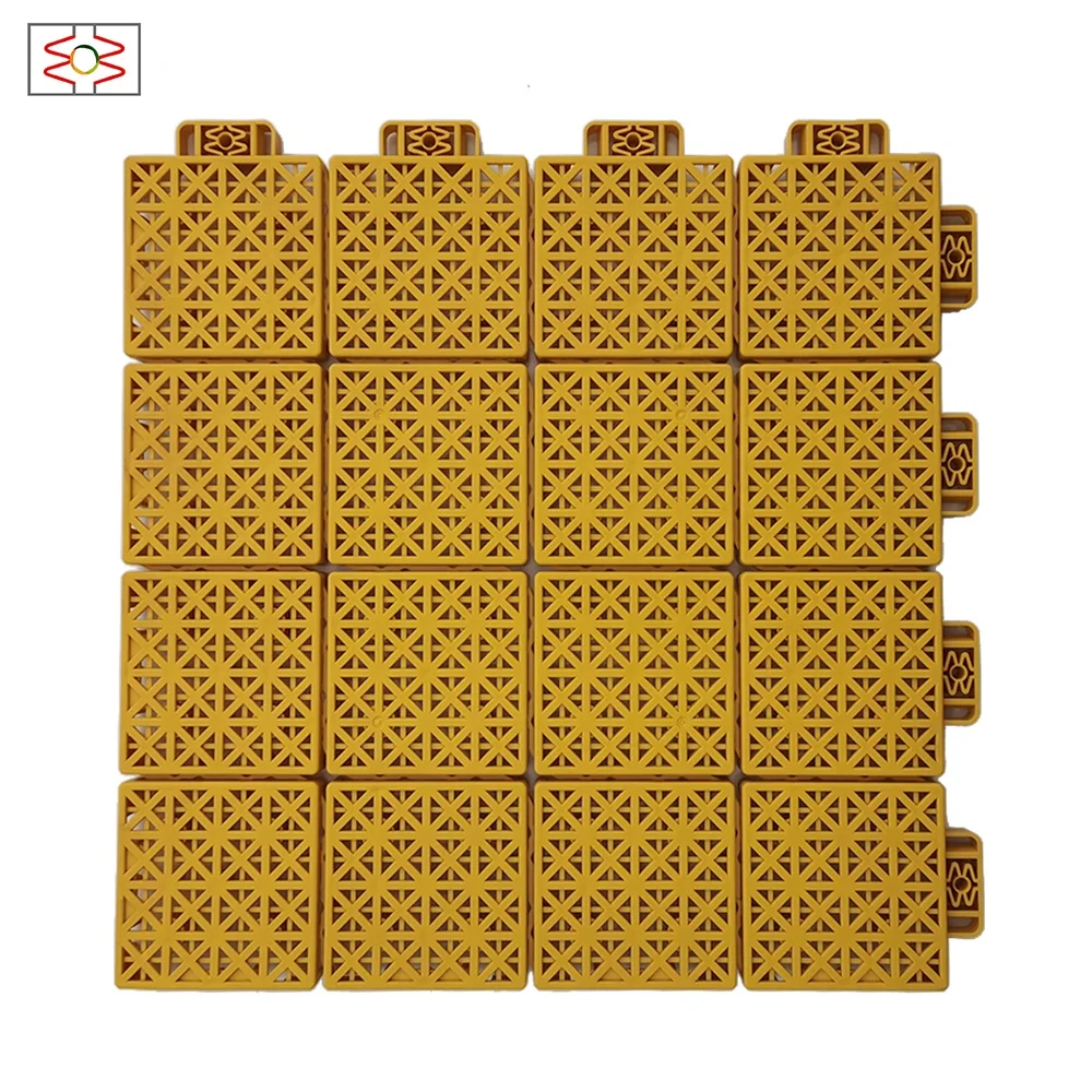 

2020 crazy selling multiuse backyard sports court flooring for 3*3 basketball court floor pp material