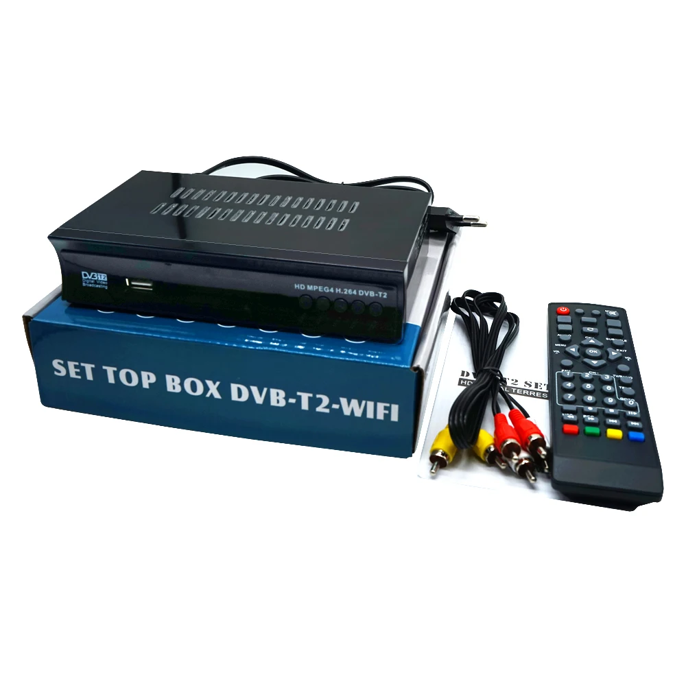 

Youtube DVB T2 H.264 TV Decoder Free To Air FHD MPEG4 STB Set Top Box