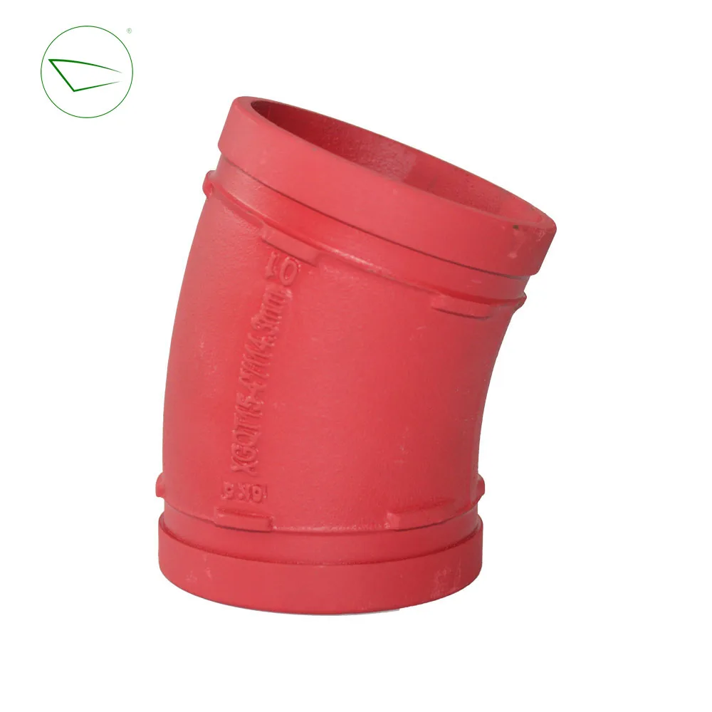 

Ductile iron Steel Pipe/tube Fittings Elbow 45 Degree For Water Supply, Ral 3000 red, blue or customized