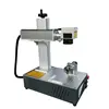 Raycus 20W 30W 200x200mm all in one fiber laser marking machine marker used for stainless steel metal and non-metal with rotary