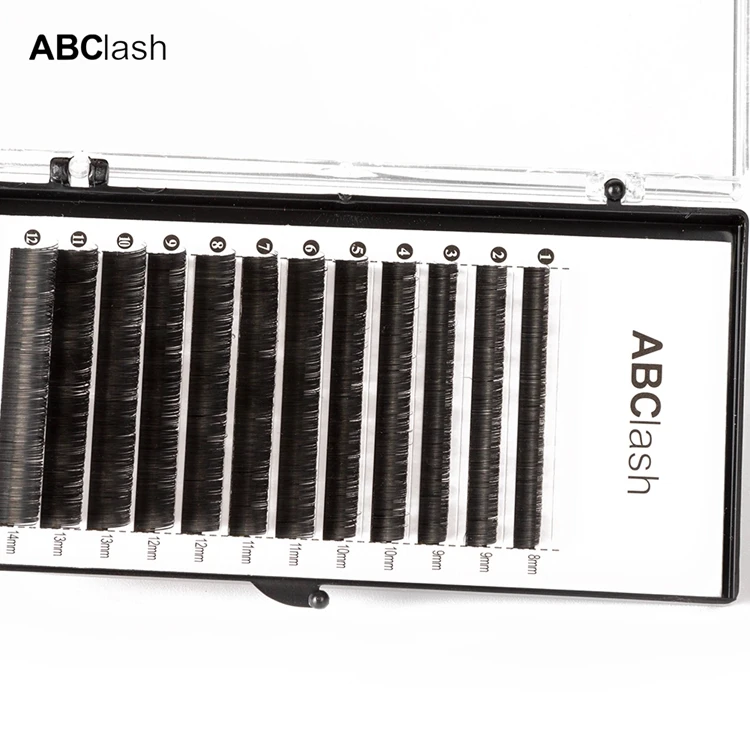 
cheap mink cruelty free individual flare synthetic eyelash extensions russian 