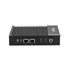 Fanless barebone computer Cheap Server server RS232 dual nic Industrial mini pc